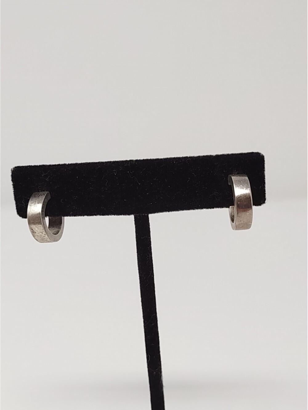 Sterling Silver 925 Classic Hoop Earrings 5/8" 5.2 g